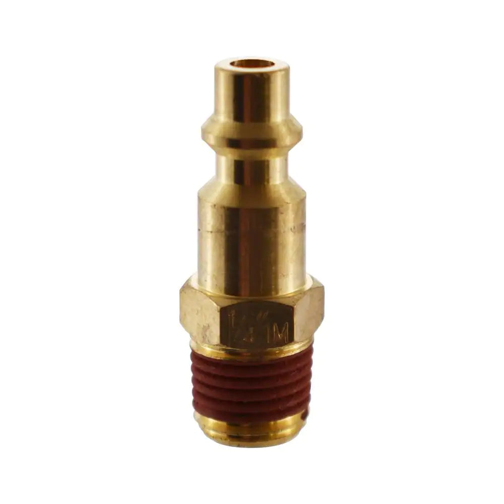 Husky  1/4 in. x 1/4 in. NPT Male Industrial Brass Plug