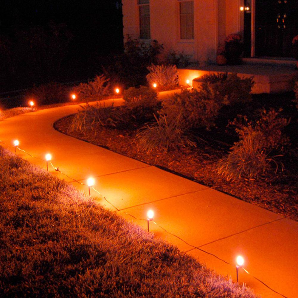 LUMABASE  Orange Pathway Lights (10-Count)