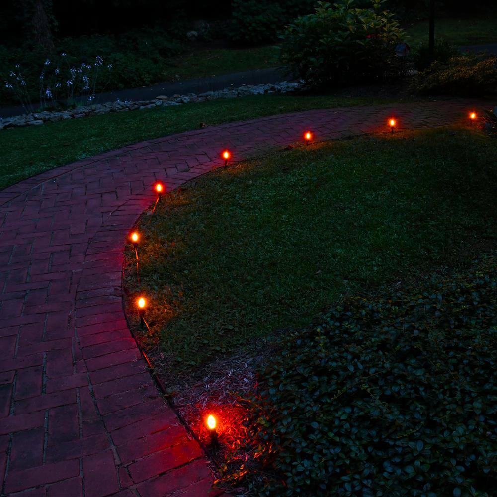 LUMABASE  Orange Pathway Lights (10-Count)