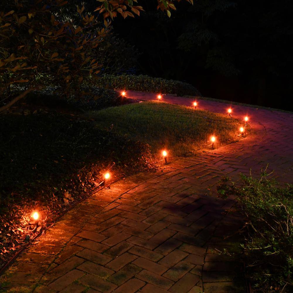 LUMABASE  Orange Pathway Lights (10-Count)