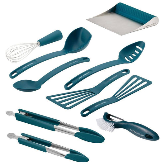 Rachael Ray Tools & Gadgets, Marine Blue Nylon Nonstick Tools Set (10-Piece)