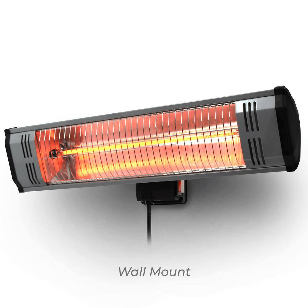 Heat Storm Tradesman 1500-Watt Electric Outdoor Infrared Quartz Portable Space Heater with Tripod, Wall and Ceiling Mount