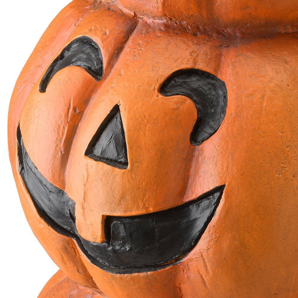 National Tree Company  51 in. Stacked Happy Jack-O-Lanterns