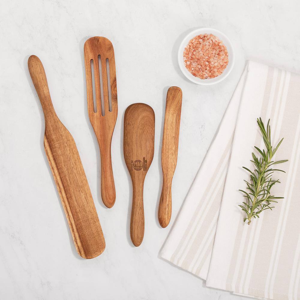 KALORIK Mad Hungry 4-Piece Natural Acacia Spurtle Set