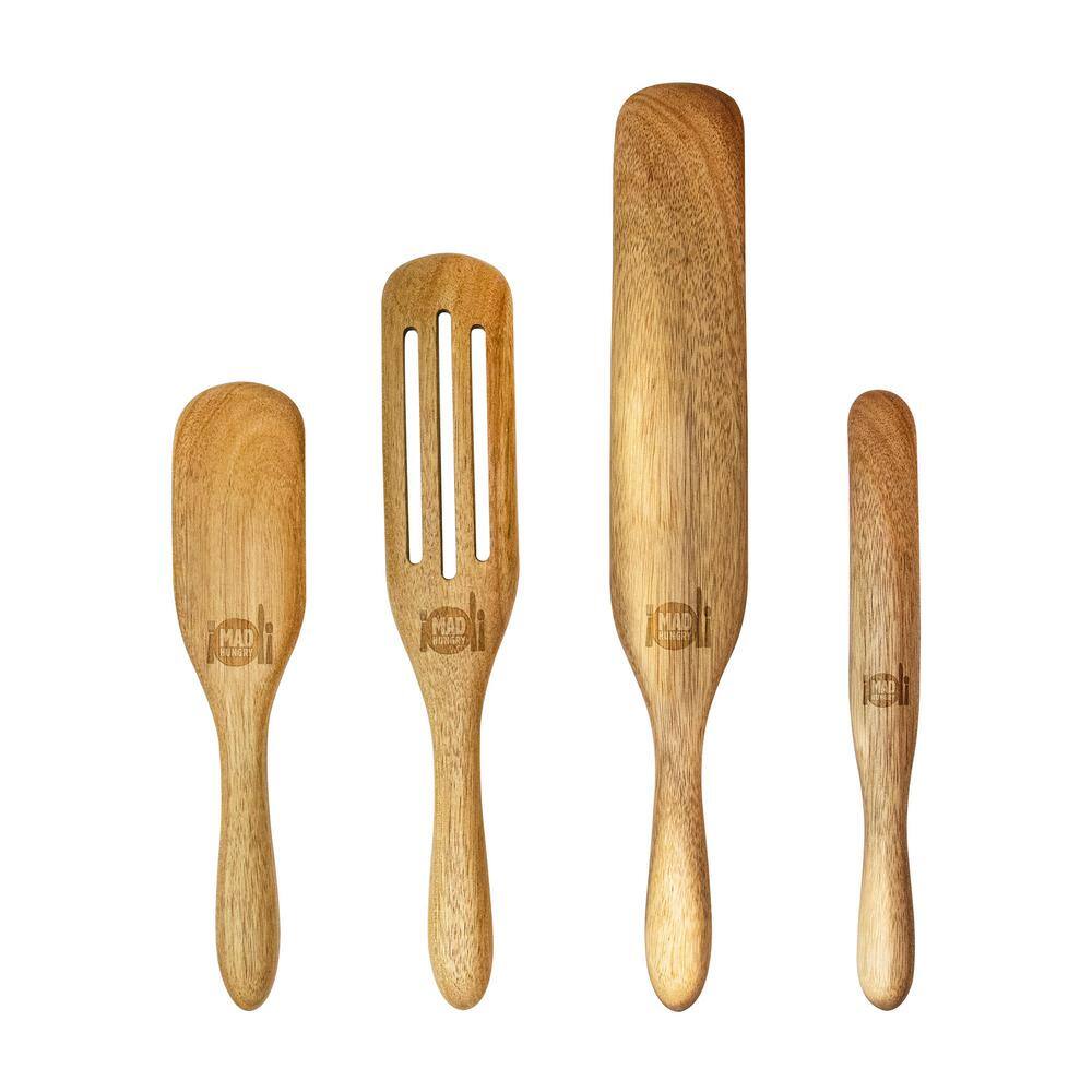 KALORIK Mad Hungry 4-Piece Natural Acacia Spurtle Set