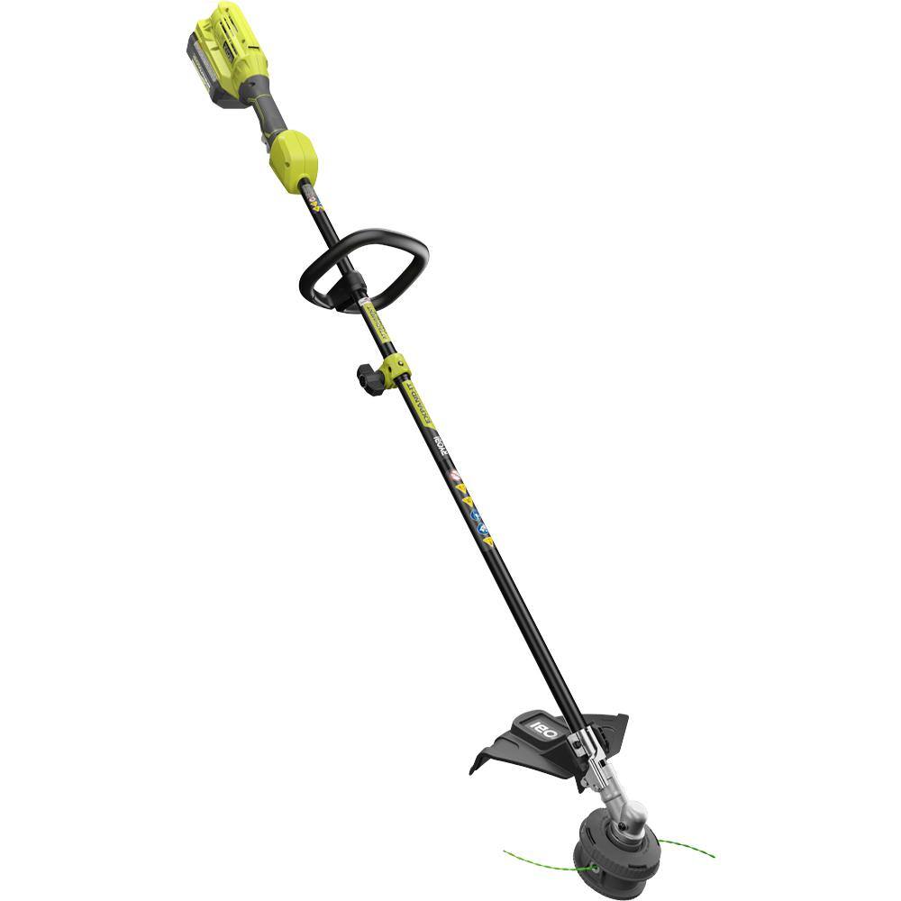 RYOBI 40V Expand-It Cordless Battery Attachment Capable String Trimmer with 4.0 Ah Battery and Charger