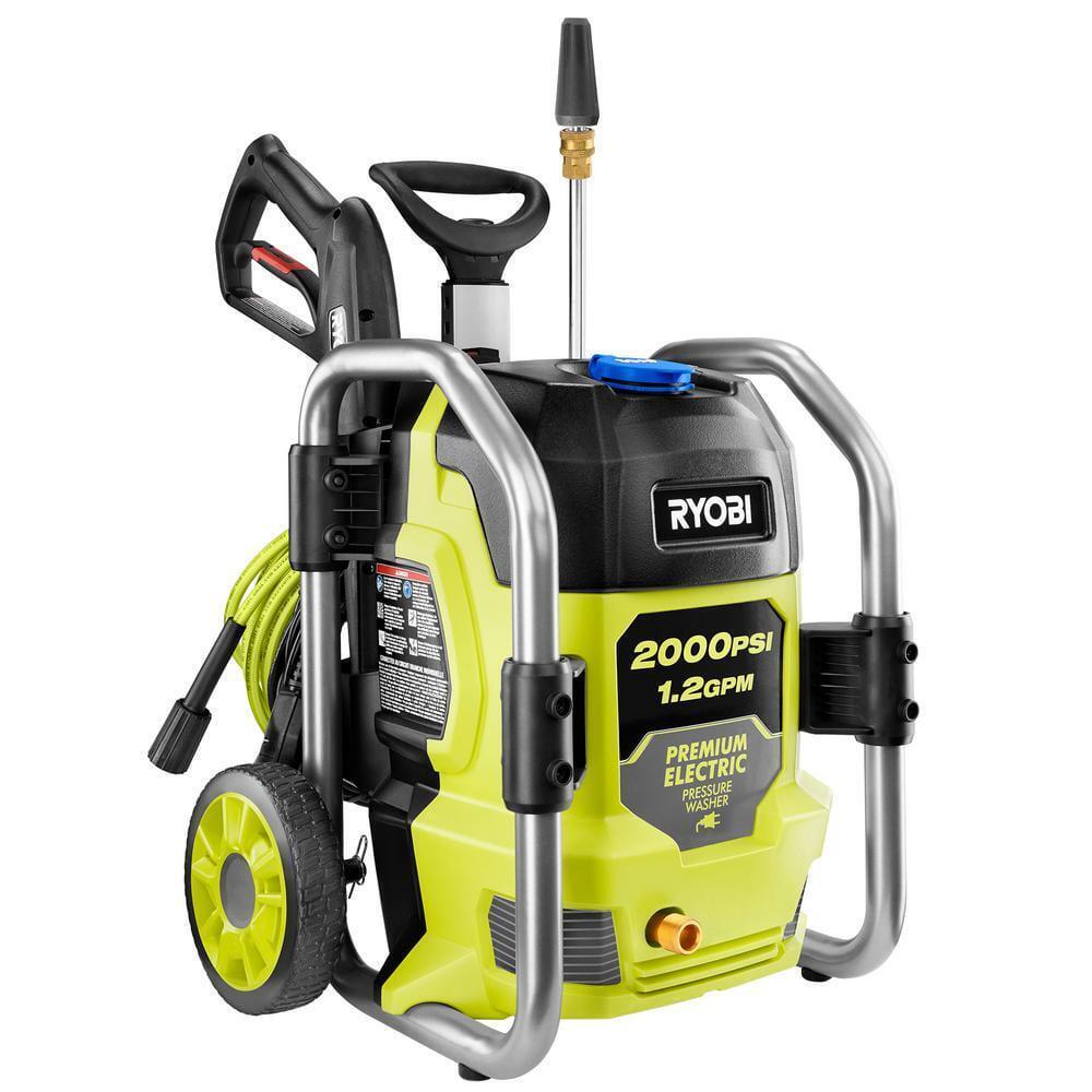 RYOBI 2000 PSI 1.2 GPM Cold Water Corded Electric Pressure Washer