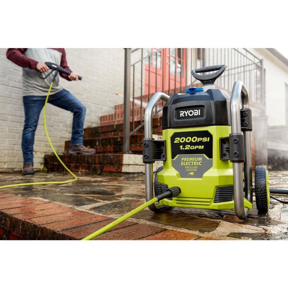 RYOBI 2000 PSI 1.2 GPM Cold Water Corded Electric Pressure Washer