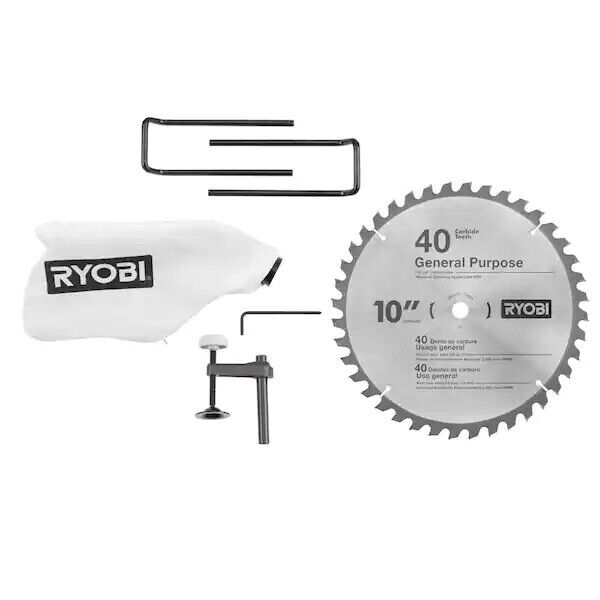 RYOBI 15 Amp 10 in. Corded Sliding Compound Miter Saw with LED Cutline Indicator