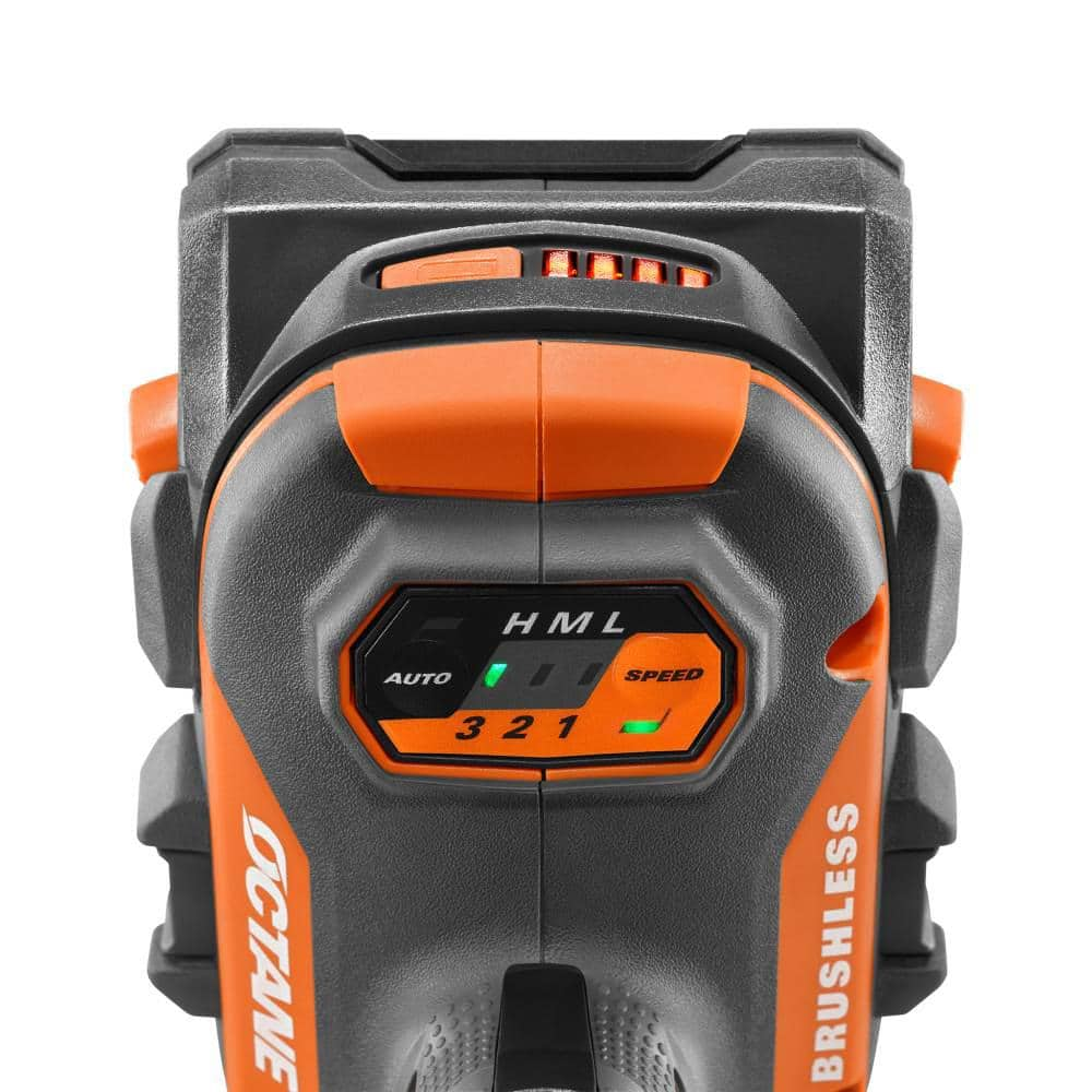 RIDGID 18V OCTANE Brushless Cordless 3/8 in. 6-Mode Impact Wrench (Tool-Only) with Belt Clip