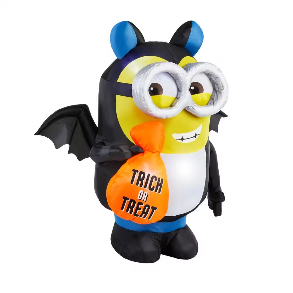 Universal 3.5 ft. LED Dave in Bat Costume Inflatable