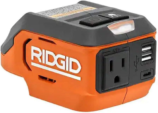 RIDGID 18V Cordless 175-Watt Power Inverter (Tool Only)