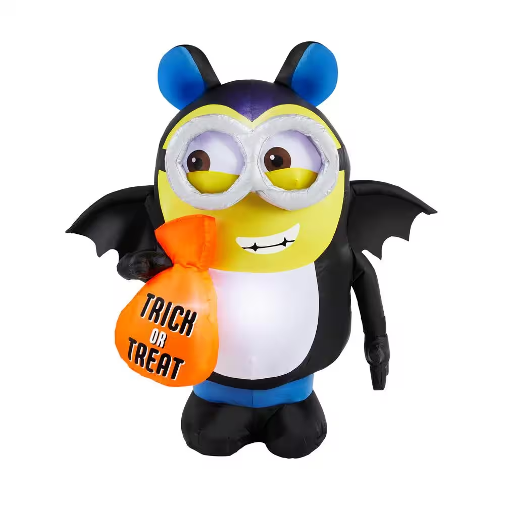 Universal 3.5 ft. LED Dave in Bat Costume Inflatable