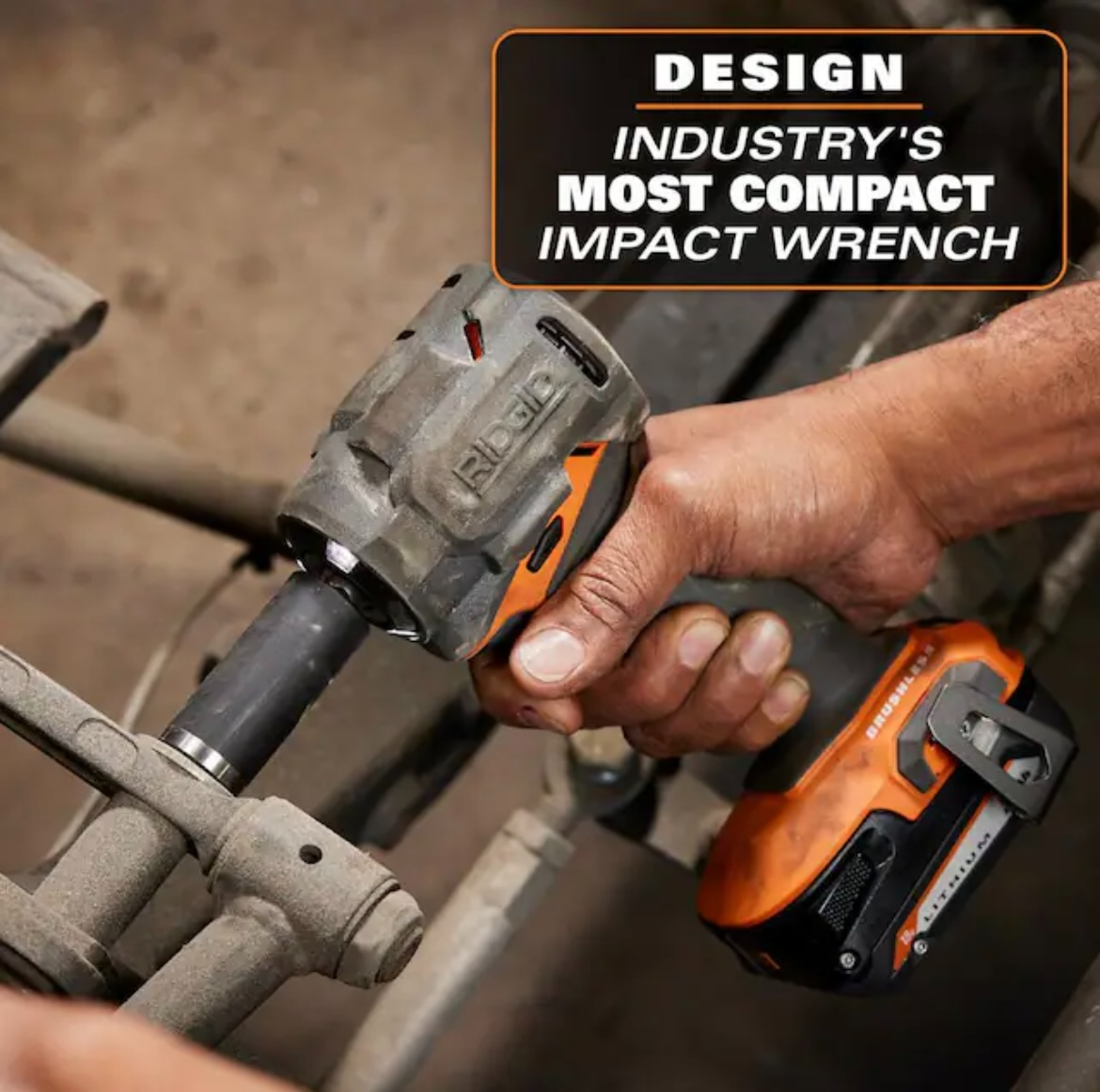 RIDGID 18V SubCompact Brushless Cordless 3/8 in. Impact Wrench (Tool Only)