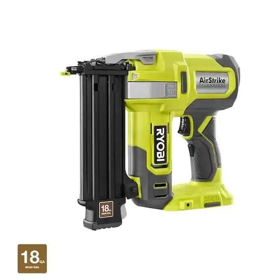 RYOBI ONE+ 18V 18-Gauge Cordless AirStrike Brad Nailer (Tool Only)