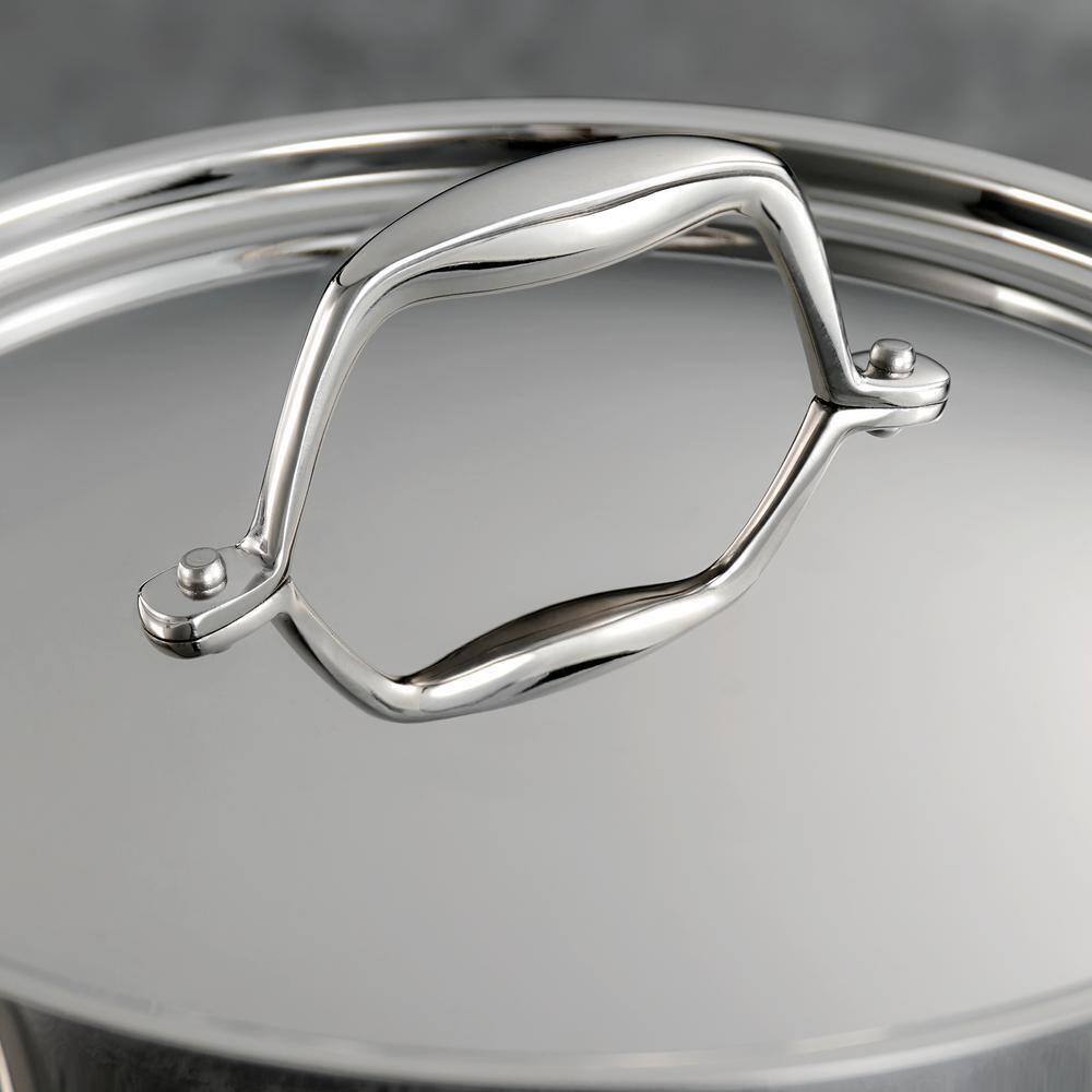 Tramontina Gourmet Tri-Ply Clad 2 qt. Stainless Steel Sauce Pan with Lid