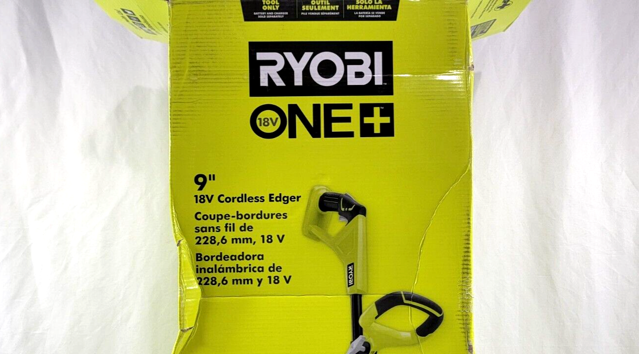 RYOBI ONE+ 18V 9 in. Cordless Battery Edger (Tool Only)