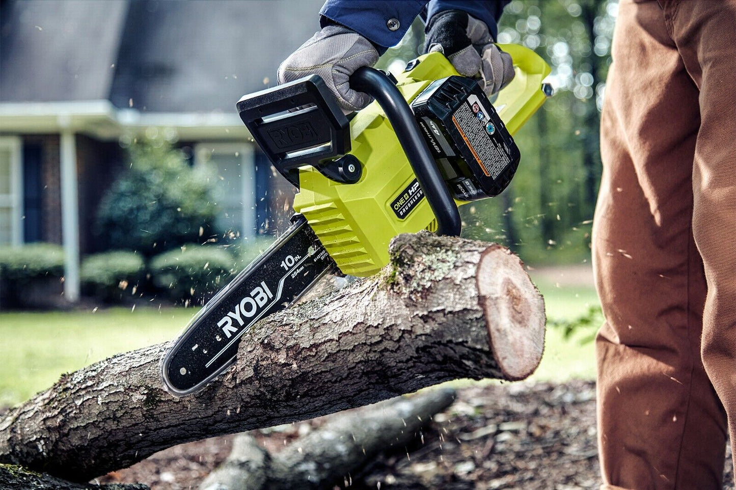 RYOBI ONE+ HP 18V Brushless 10 in. Battery Chainsaw (Tool Only)