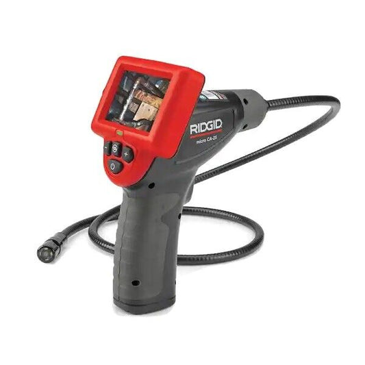 RIDGID CA-25 Micro Visual Inspection & Diagnostic Handheld Camera w/ 2.7 in. Color Display, 4 ft. Fixed Waterproof Camera Cable