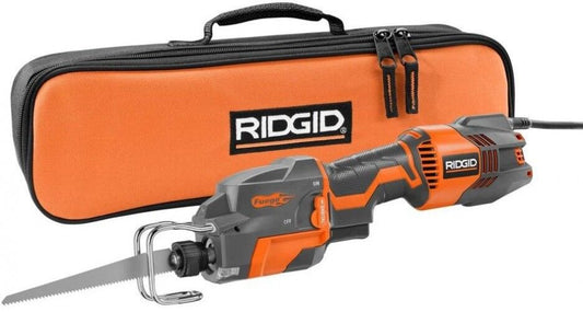 RIDGID Thru Cool 6 Amp Corded 1-Handed Orbital Reciprocating Saw Kit