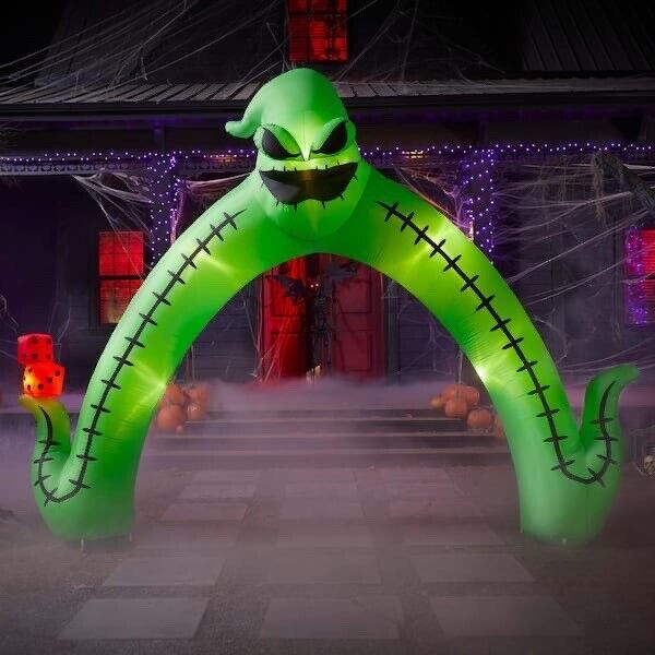 Disney 13.5 ft. LED Oogie Boogie Archway Inflatable