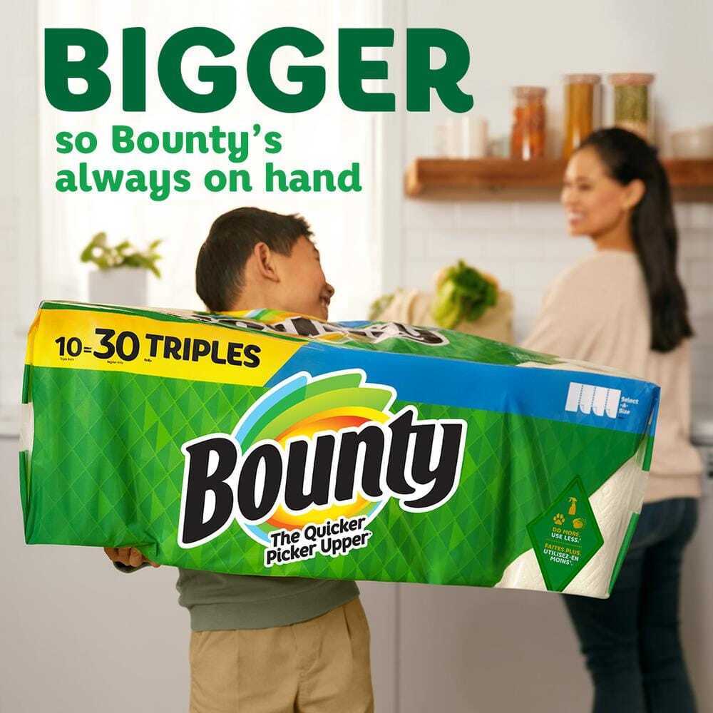 Bounty Select-A-Size White Paper Towel Roll (12 Double Plus Rolls)