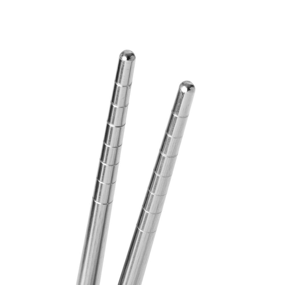 Reusable Stainless Steel Metal Chopsticks Set 5-Pair Set