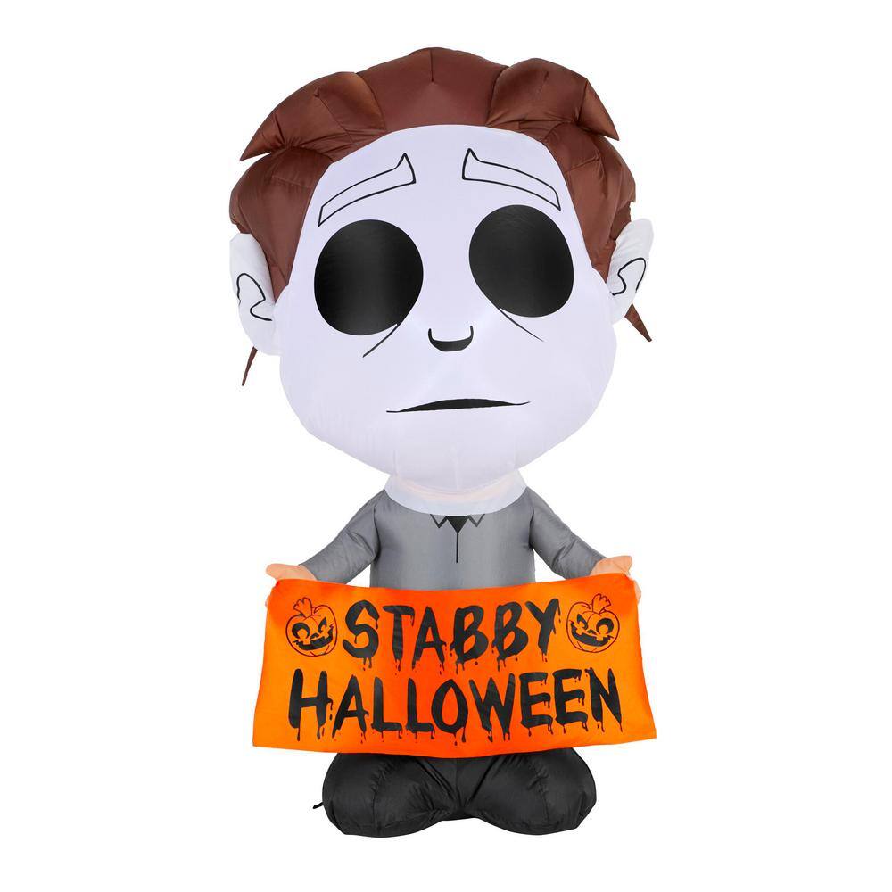 Universal 3.5 ft. LED Stylized Michael Meyers Inflatable