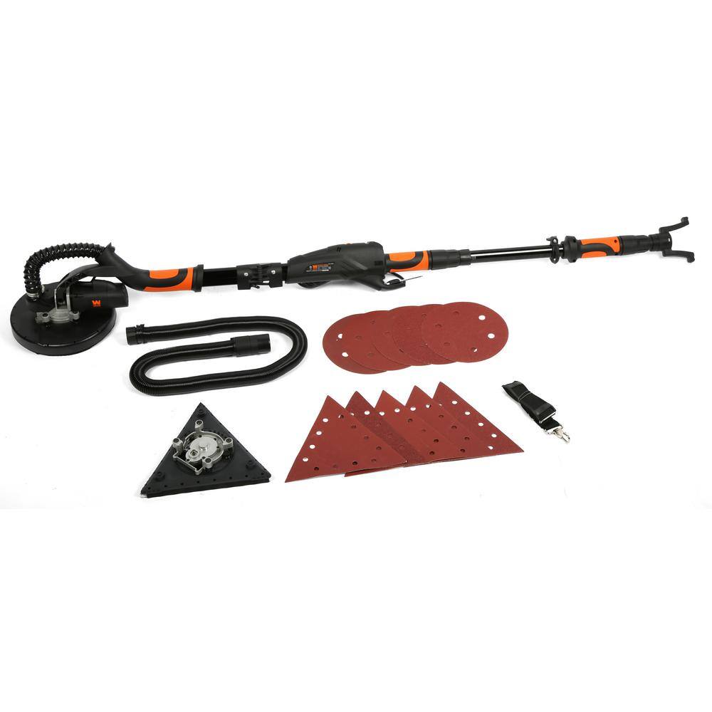 WEN 15 ft. 5 Amp 2-in-1 Variable Speed Dual-Head Drywall Sander with Dust Hose