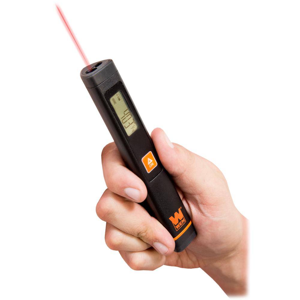 WEN Multi-Unit Pocket Laser Distance Measure with 32 ft. Range