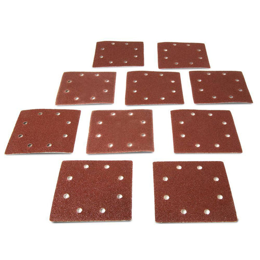 WEN 1/4 in. Sheet Sander 120-Grit Hook-and-Loop Sandpaper (10-Pack)