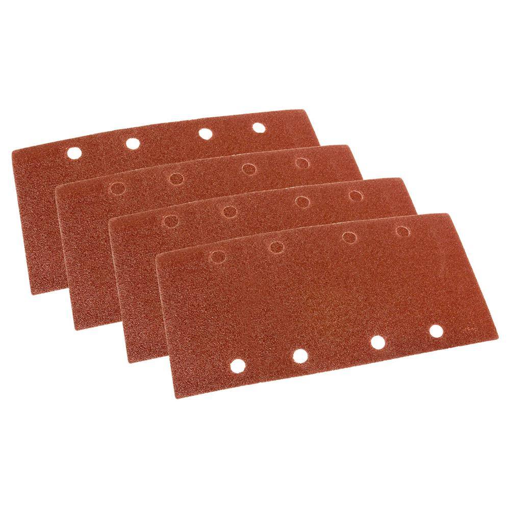 WEN 1/3 Sheet Sander Hook-and-Loop Sandpaper Assorted Grits (12-Pack)