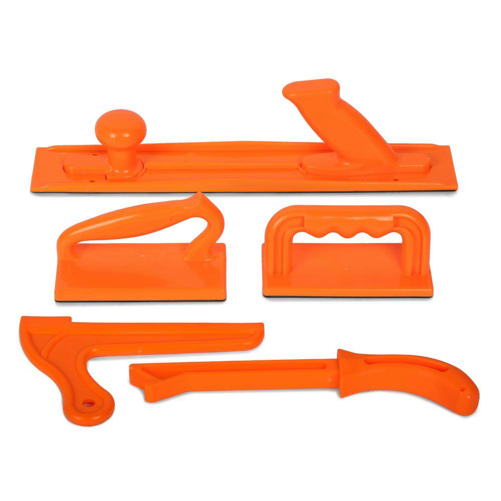 WEN Push Block and Push Stick Safety Set for Woodworking (5-Piece)