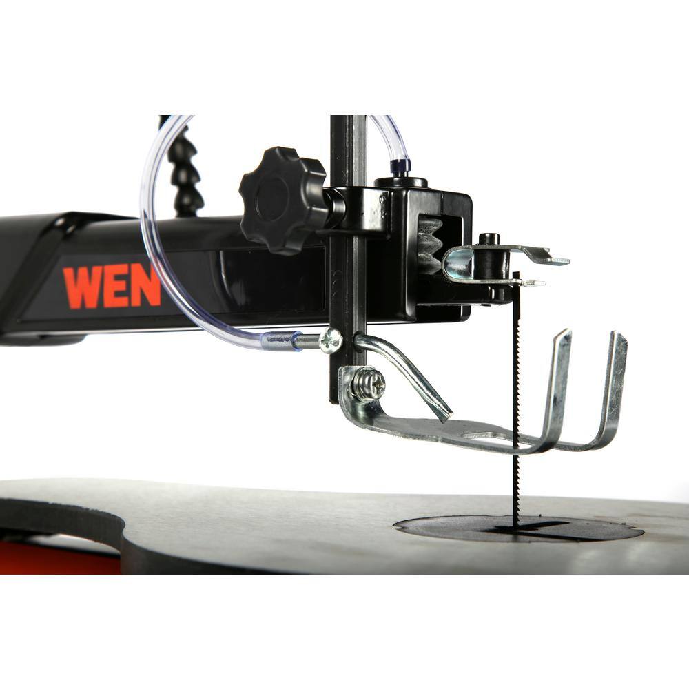 WEN 16 in. Variable Speed Scroll Saw with Easy-Access Blade Changes and Work Light