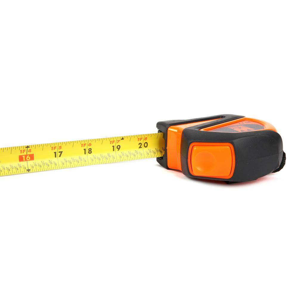 WEN 25 ft. Tape Measure with Automatic Brake and Dual-Release Triggers