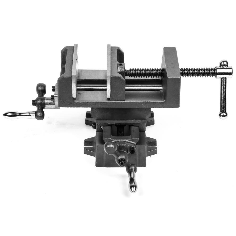 WEN 4.25 in. Compound Cross Slide Industrial Strength Benchtop and Drill Press Vise