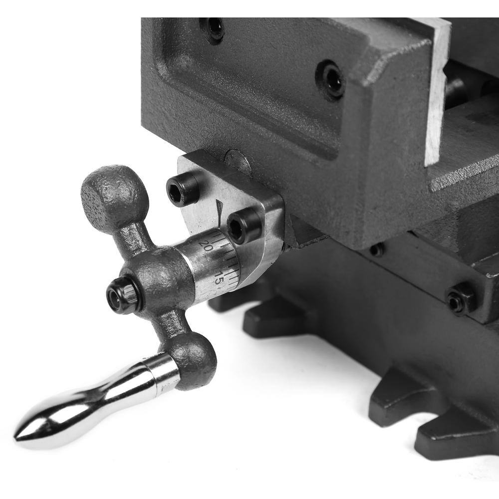 WEN 4.25 in. Compound Cross Slide Industrial Strength Benchtop and Drill Press Vise