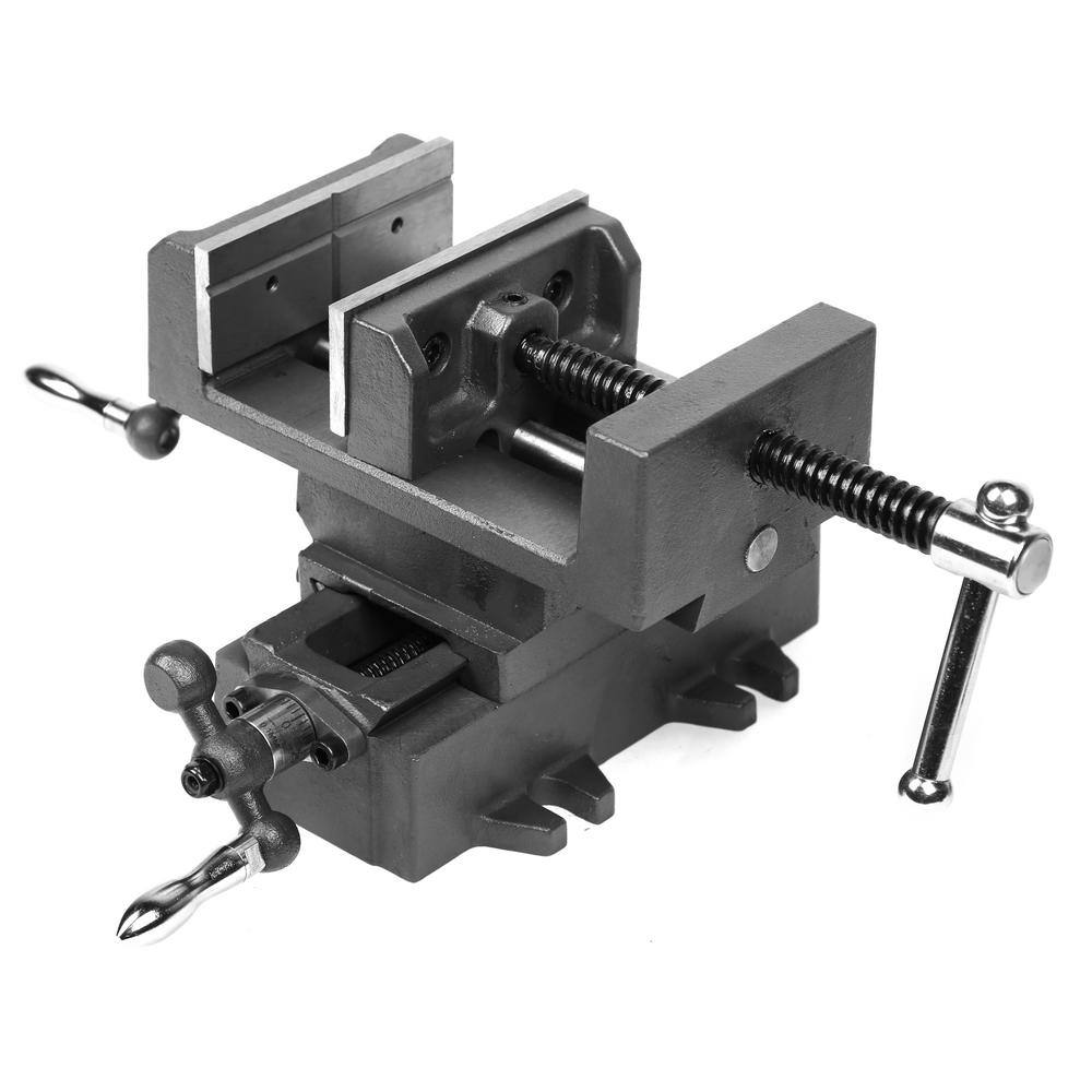 WEN 4.25 in. Compound Cross Slide Industrial Strength Benchtop and Drill Press Vise