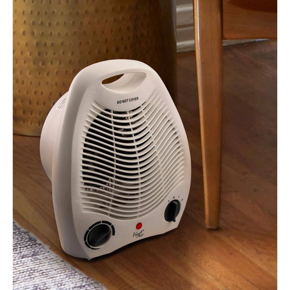 1,500-Watt Electric Portable Fan Heater with Adjustable Thermostat