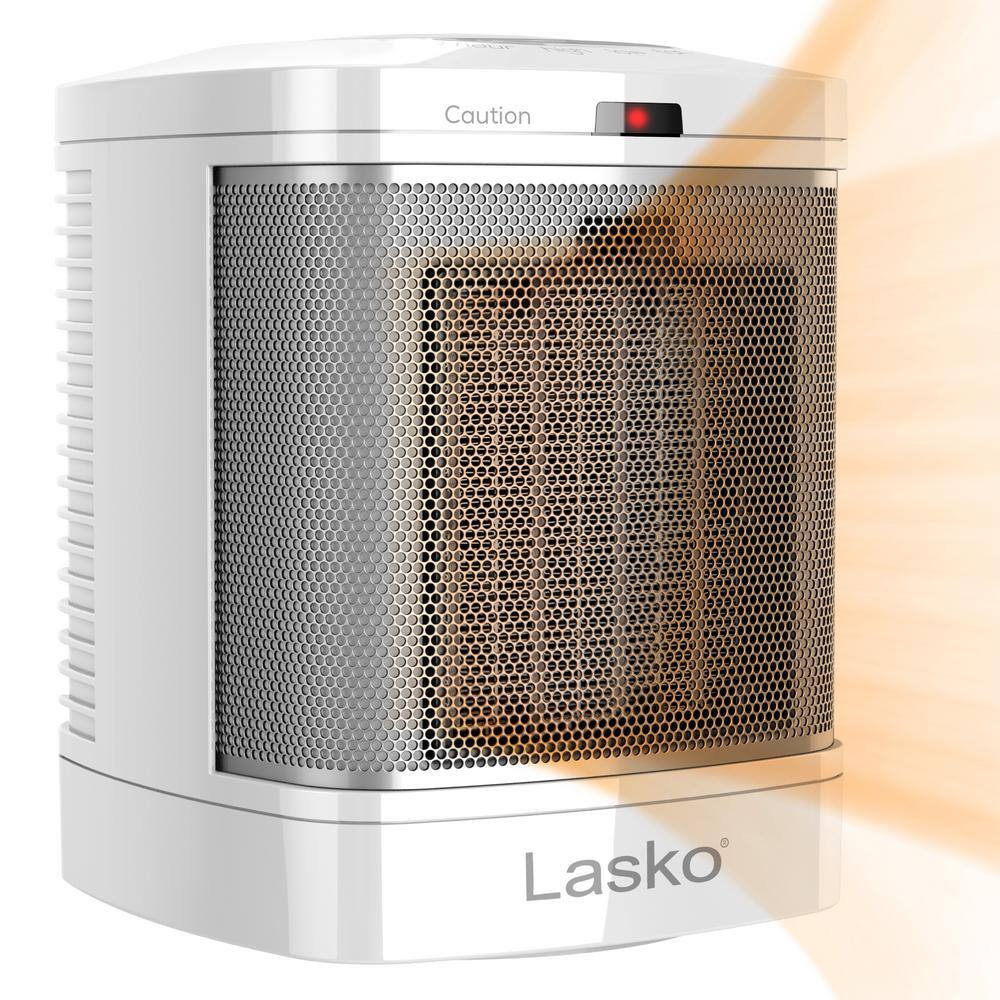 Lasko 1500-Watt 7.65 in. Electric Bathroom Ceramic Space Heater with Fan and ALCI Safety Plug