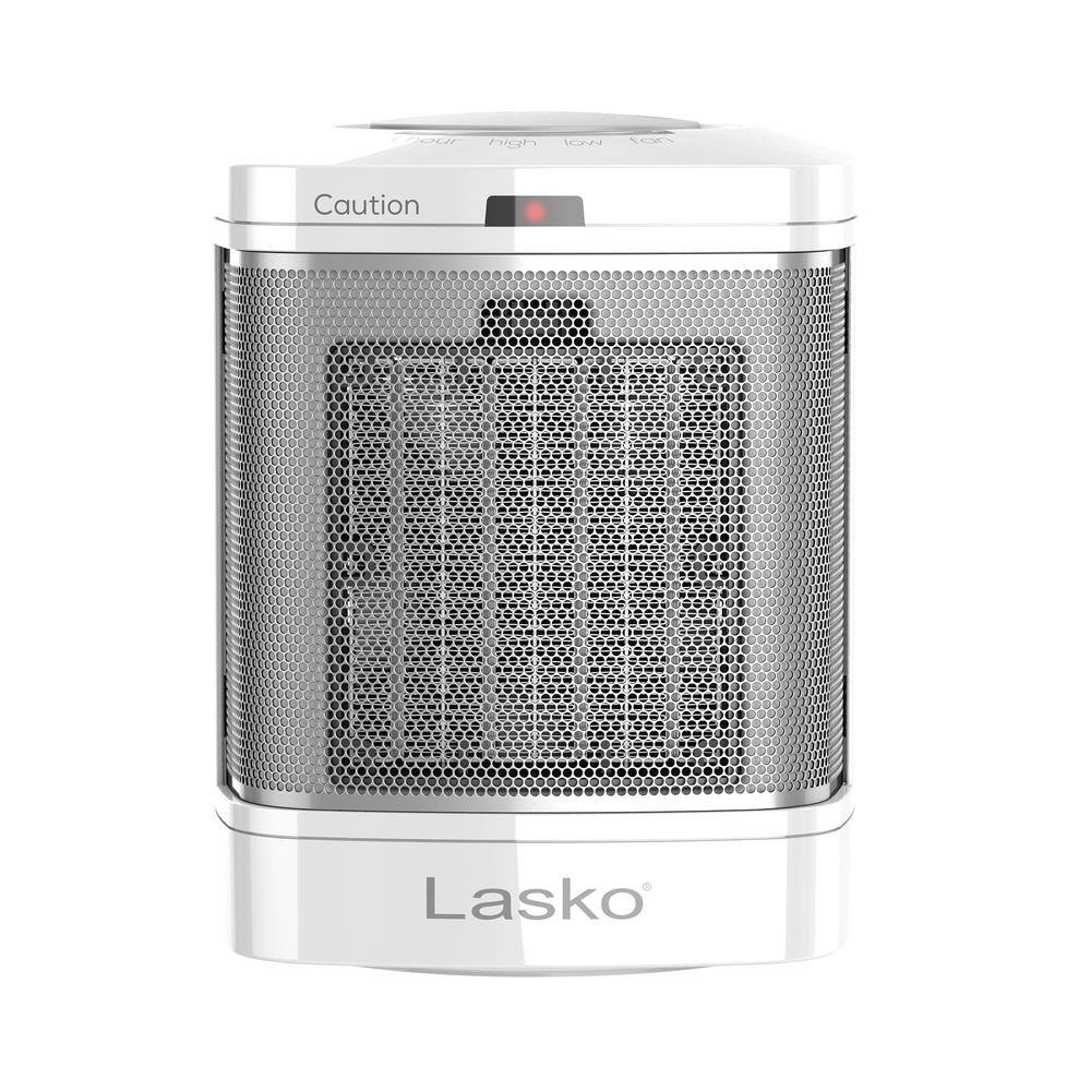 Lasko 1500-Watt 7.65 in. Electric Bathroom Ceramic Space Heater with Fan and ALCI Safety Plug