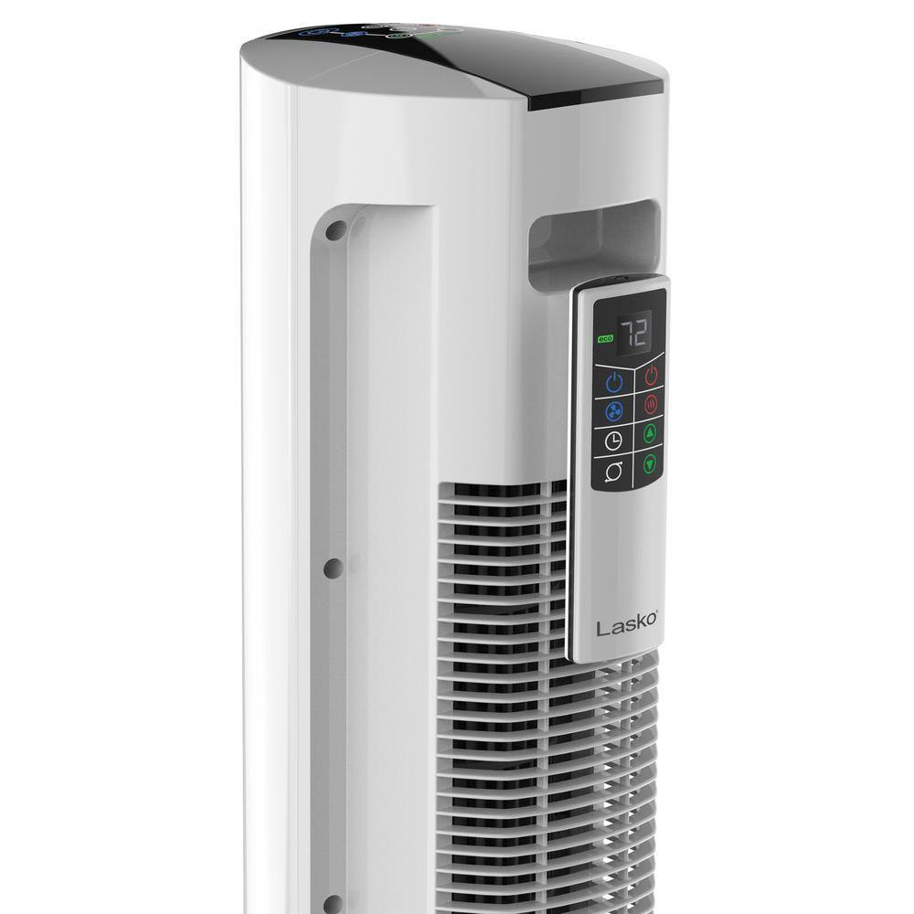 Lasko All Season 1500-Watt Electric Oscillating Space Heater and Fan Combo Tower with Remote Control